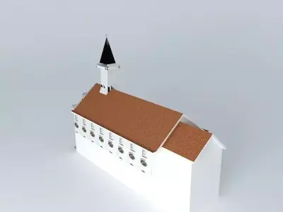 Queen of the Apostles parish Free 3D model