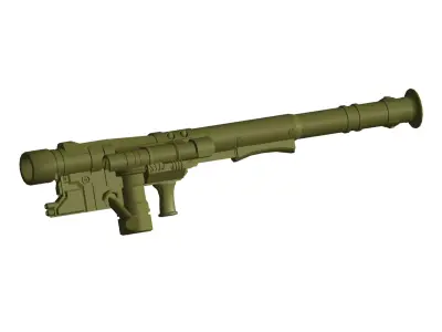 portable missile launcher 3D model purchase