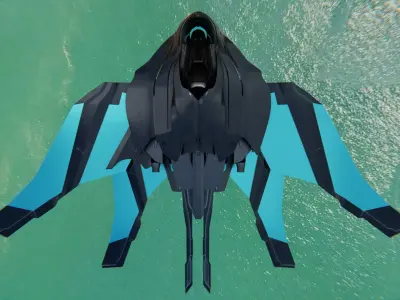 Space Ship 3D model 3