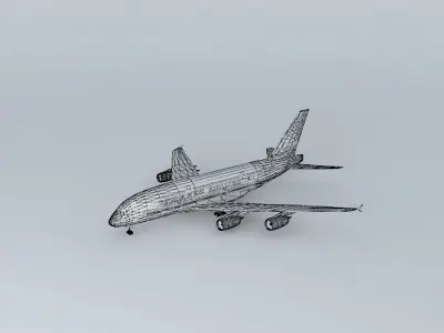 Air France Airbus A380  Free 3D model