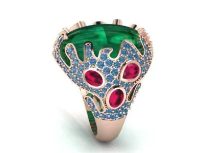 antique ring 3D print model get