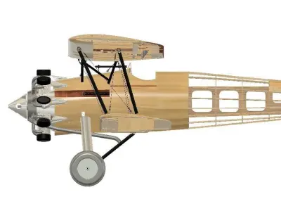 Bristol Bulldog RC model 3D model