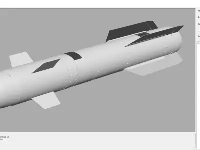 rocket 02 3D model