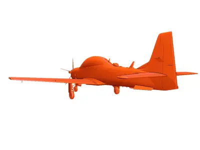 Embraer 314 A-29 Super Tucano 3D print model
