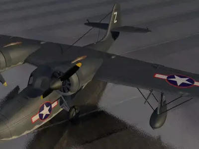 Grumman G-21 Goose 3D model by chipbasschao
