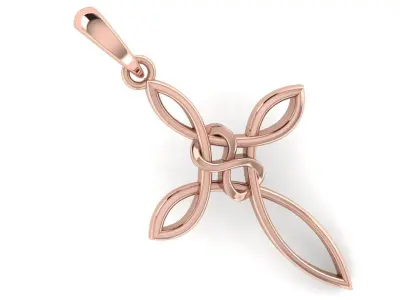 CROSS PENDANT CR166 3D print model