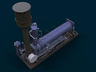 Regenaration skid Free 3D model