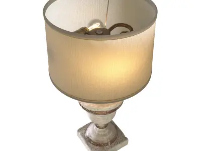 Manual nature Table lamp 3D model