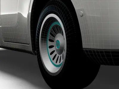 Generic Panel Van 2023 wheel 3D model