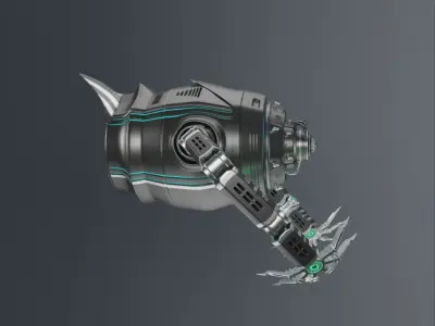 Sci-Fi Drone  Robot Free 3D model