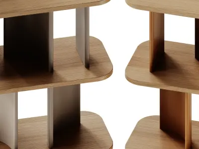 Parentesi DM Bookcase Double sided by Morica Design 3D model