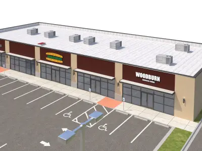 Retail-190 Retail Store 3D model