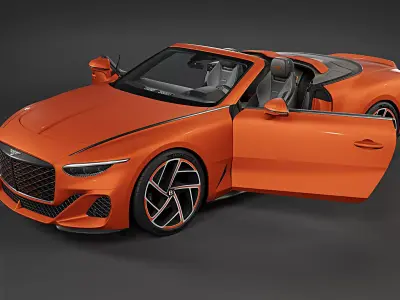 2025 Bentley Mulliner Batur Convertible 3D model