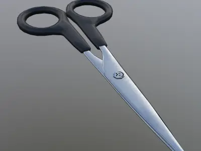 Scissor Low Poly Low-poly 3D model