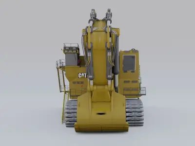 Excavator Construction Vehicle 3D model