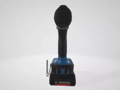 Bosch GSB 18V 65 18V Cordless Impact Drill Low-poly 3D model