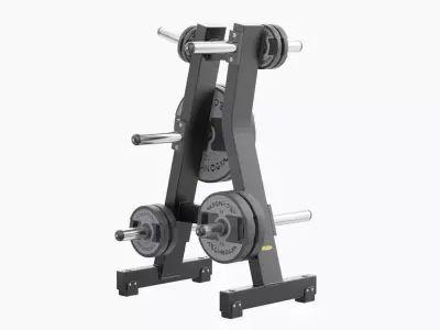 Technogym Disk Rack Pure 3D model