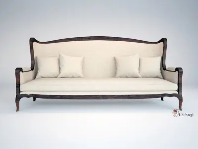 Antique Chair 3D model