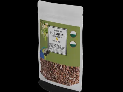 Other pet food Bird Seed Low-poly 3D model