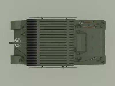 M4 Sherman tank - Collection Low-poly 3D model