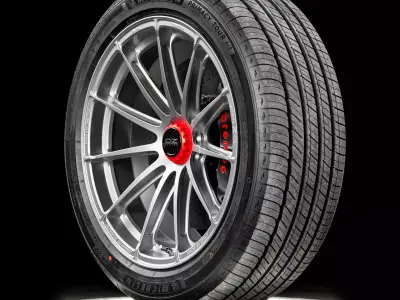 Michelin Primacy Tour 245 45 R20 3D model
