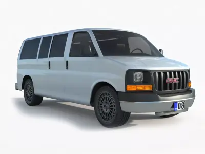 GMC Savana 3500 Passenger Van 3D model