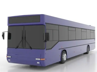 Avtomontaza - Mercedes-Benz O405 Low Low-poly 3D model