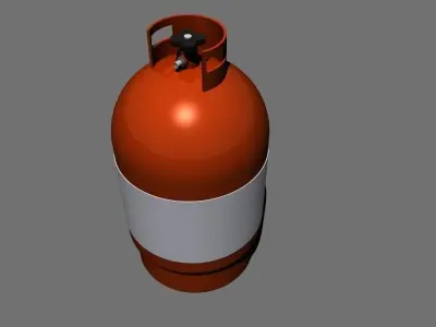 Gas Bottle Free 3D model
