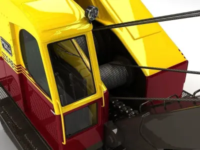 Ruston Bucyrus Excavator 3D model