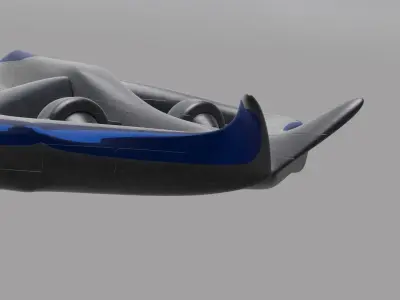 Sci-fi Fighter 3D model