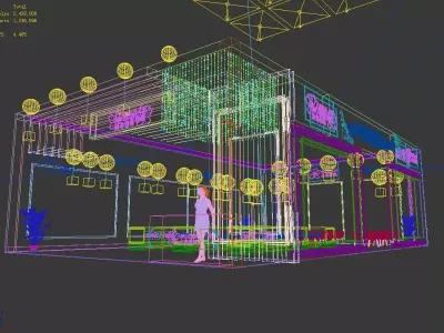 Exhibition - Area - 9X15-3DMAX2012-04 3D model