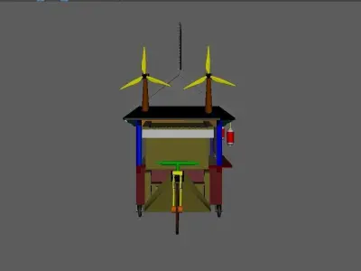 Food Cart 3D model buy