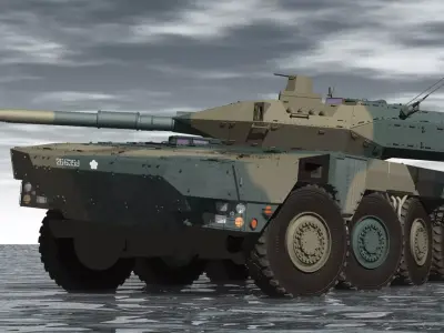 JGSDF Type-16 maneuver combat vehicle Update 3D model