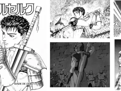 Young Guts Sword from Berserk Low-poly 3D model