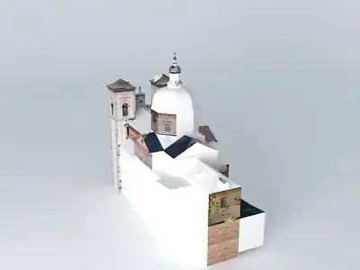 Jesuit Church or San Ildefonso Free 3D model