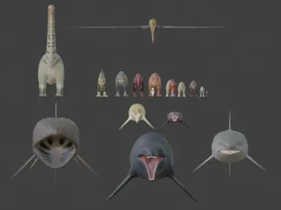 Dinosaur Pack 3D model