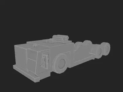 AIRPORT TRUCK 3 Low-poly 3D model