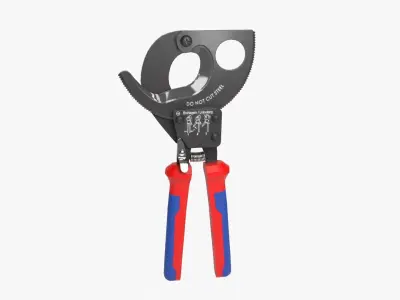 Ratchet Wire Cutters Low-poly 3D model