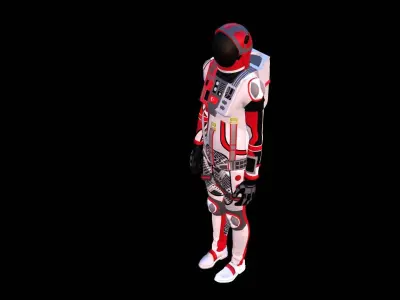 Astronaut Spacesuit Turkey 3D model