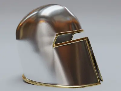 HELMET MEDIEVAL 3D MODEL Low-poly 3D model