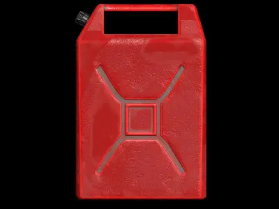 Plastic gas canister v4 3D model