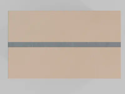 Rectangular Deep Cardboard Box - Rigged and Fully Customizable Low-poly 3D model