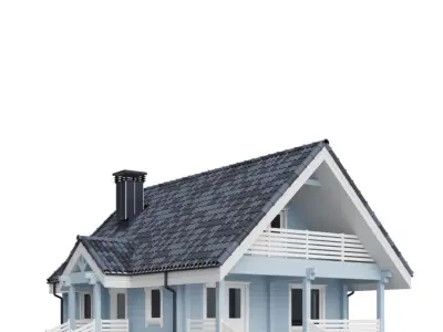 Private house 3D model buy