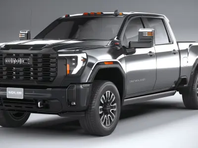 GMC Sierra Denali HD 2024 3D model purchase
