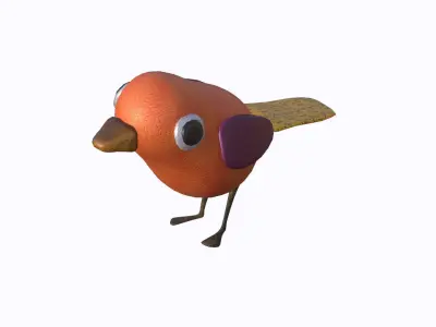  The Bird Low-poly 3D model