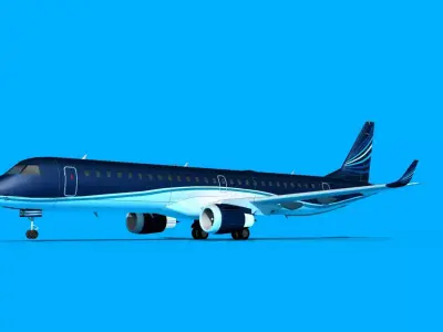 Embraer Emb-190 Charter One 3D model