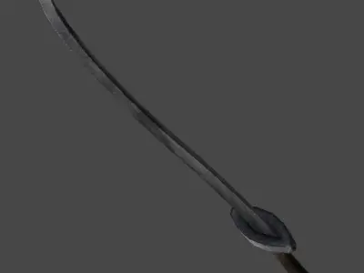 shotel1 sword Low-poly 3D model