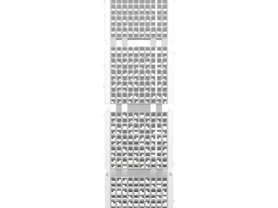 Brutalist Scifi Housing Block 3D model