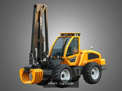 HR46X - Forest Machines 2 in 1 3D Model Pack by markos3d
