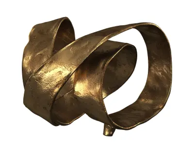 Curled Sculpture 3D model
